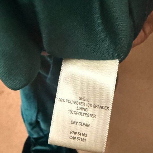 Eliza J NWT One Shoulder Stretch Velvet Gown Sz 10 - Picture 9 of 10